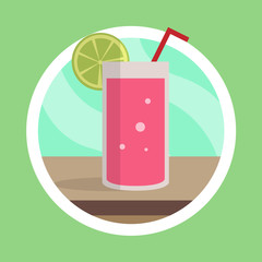 Fresh Juice Illustration