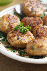 Fried meatballs