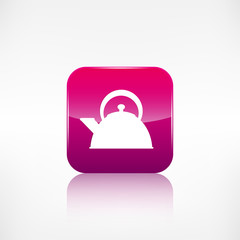 teapot icon. coffee pot symbol