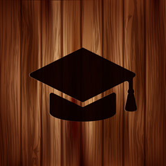 Academic cap icon.