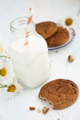 Cookies and milk