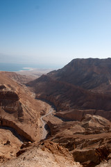 Mountains in stone desert nead Dead Sea