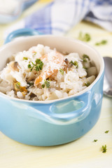 Seafood risotto