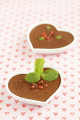 Chocolate and pepper dessert