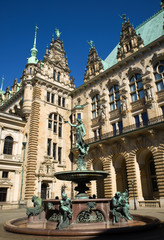 Fototapeta premium Hamburger Rathaus
