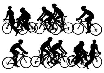 Cyclists sport men