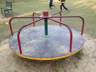 Naklejka premium outlook of a park