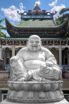 Buddha statue at Long Hua Temple, Davao Philippines