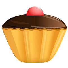 cake, vector illustration
