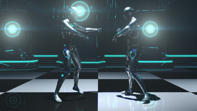 Robot Dance (Strobe Light)