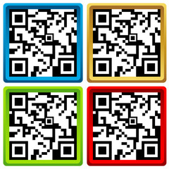 QR code set