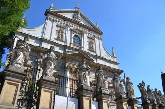 Fototapeta église saints pierre et paul, Cracovie