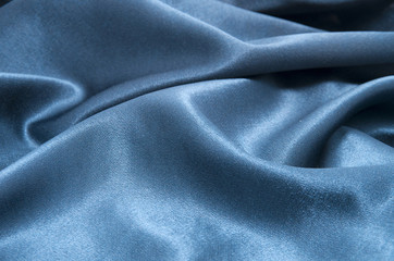 Obraz premium Blue satin