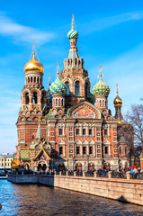 Fototapeta na wymiar Kościół Zbawiciela na Krwi, St Petersburg, Rosja