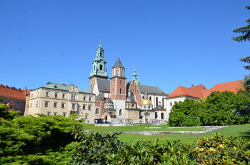 Naklejka premium Château royal du Wawel,Cracovie