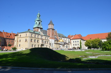 Fototapeta na wymiar Château du królewski Wawel, Cracovie