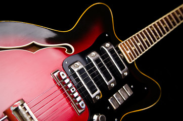 Fototapeta premium Close up of music guitar