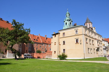 Fototapeta na wymiar Château du królewski Wawel, Cracovie