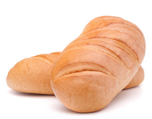 fresh bread isolated on white background cutout