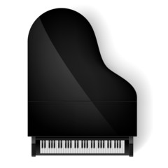 Piano in top view © Dvarg