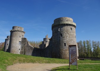 Fototapeta na wymiar Un château des Côtes d'Armor
