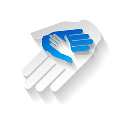 Obraz premium Paper hands