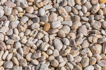 small round stone background