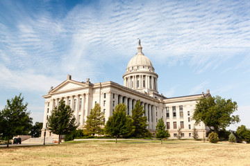 Fototapeta na wymiar Kapitol stanu Oklahoma
