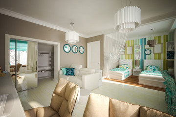 interior children's bedroom