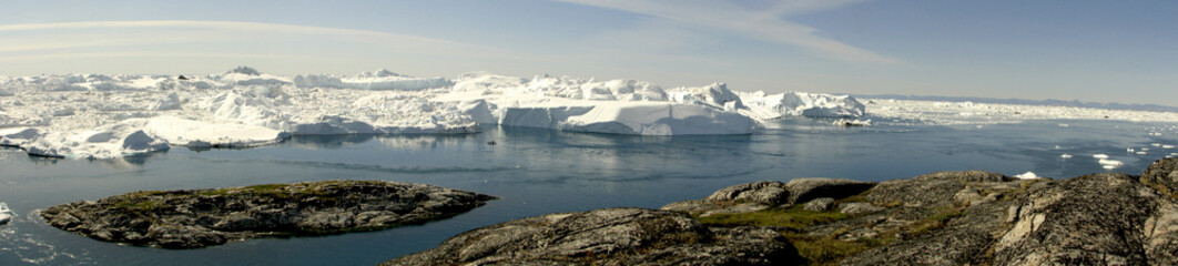 Fototapeta na wymiar Grönland Panorama