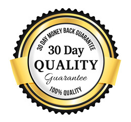 Golden Premium Quality Badge
