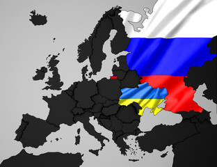Ukraine- Russland Karte 4