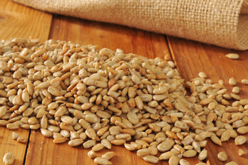 Roasted organic sunflower seeds