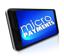 Micropayments Sending Money Via Smart Cell Phone Mobile Paying