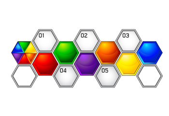 illustration Info graphic Vector  workflow layout diagram number