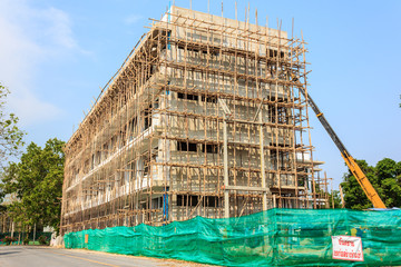 Apartment building under construction