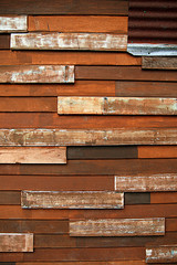 Vintage colors of wooden wall