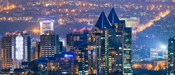 Night city of Almaty © petunyia