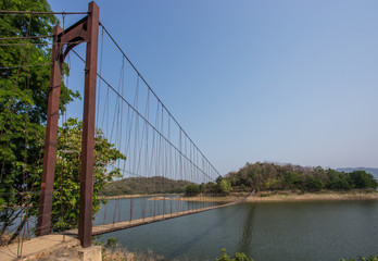 rope bridge to the island