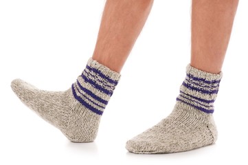 Knitted socks