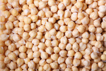 background of chick peas