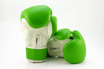 Fototapeta Green Boxing Gloves obraz