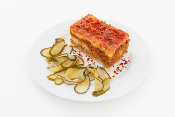 moussaka with minced meat