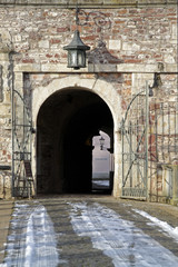Eingang zum Schloss Bad Pyrmont