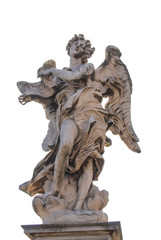 Bernini's marble statue of angel, Rome