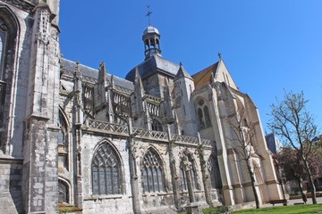 Fototapeta na wymiar Katedra St Jacques Dieppe