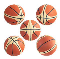 Obraz premium Basketball ball on a white background. Isolated.
