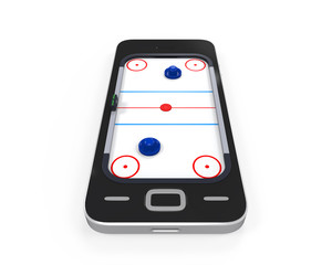 Air Hockey Table in Mobile Phone