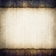 Blank paper sheet on grunge background
