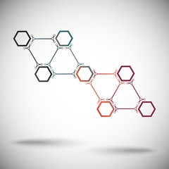 connection of seven identical cells gradient